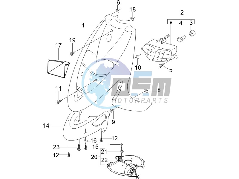 Front shield