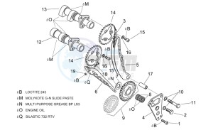 RSV 2 1000 SP drawing Front cylinder timing system