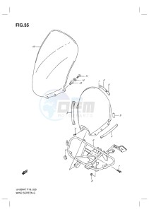 UH200G BURGMAN EU drawing WINDSCREEN