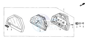 CBR1000RR drawing METER