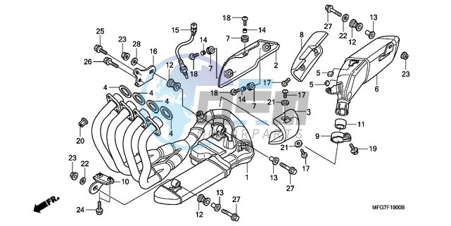 EXHAUST MUFFLER