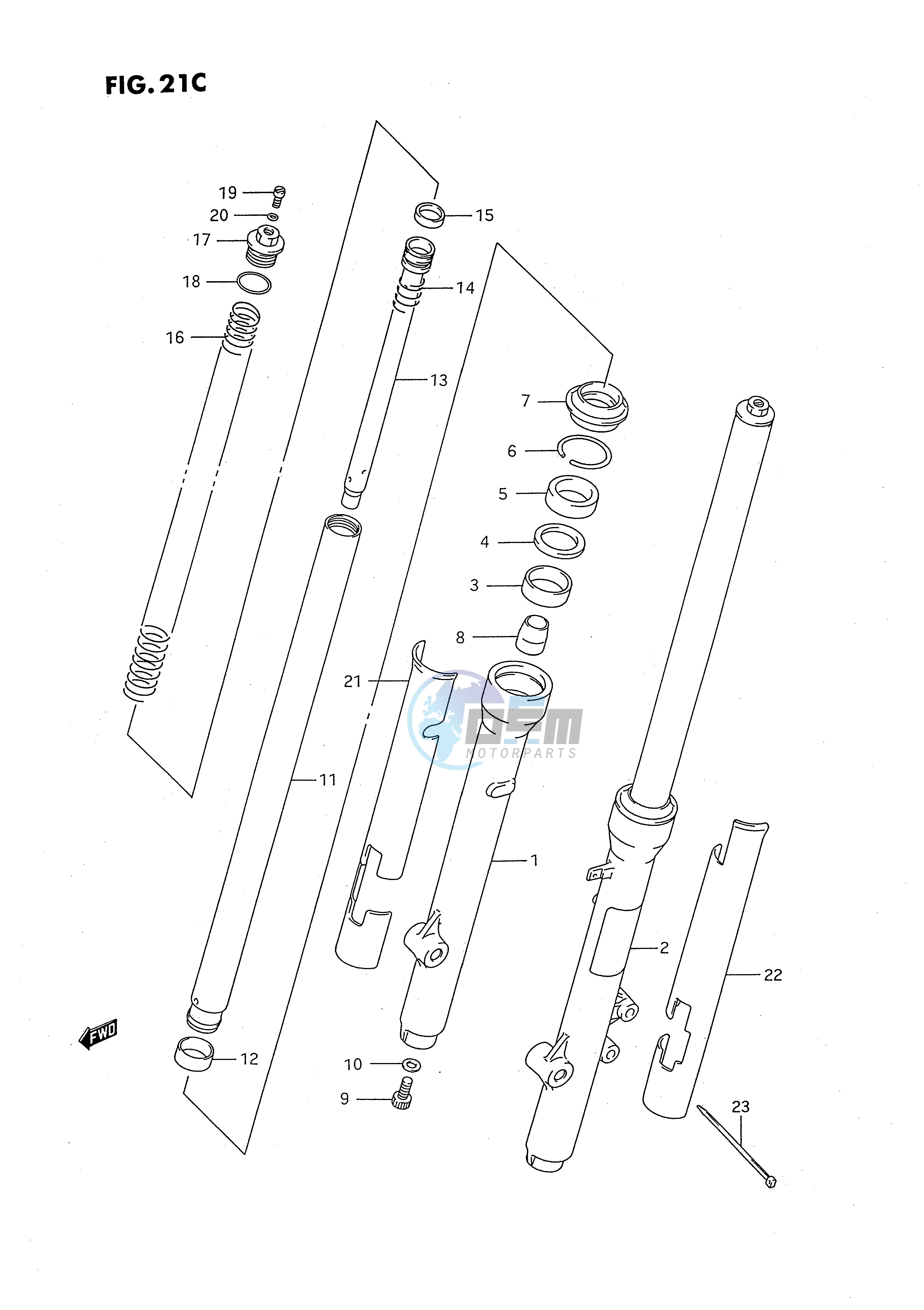 FRONT FORK (MODEL S)