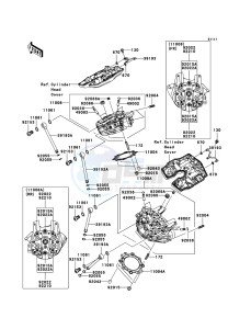 VN2000 CLASSIC VN2000H9F GB XX (EU ME A(FRICA) drawing Cylinder Head