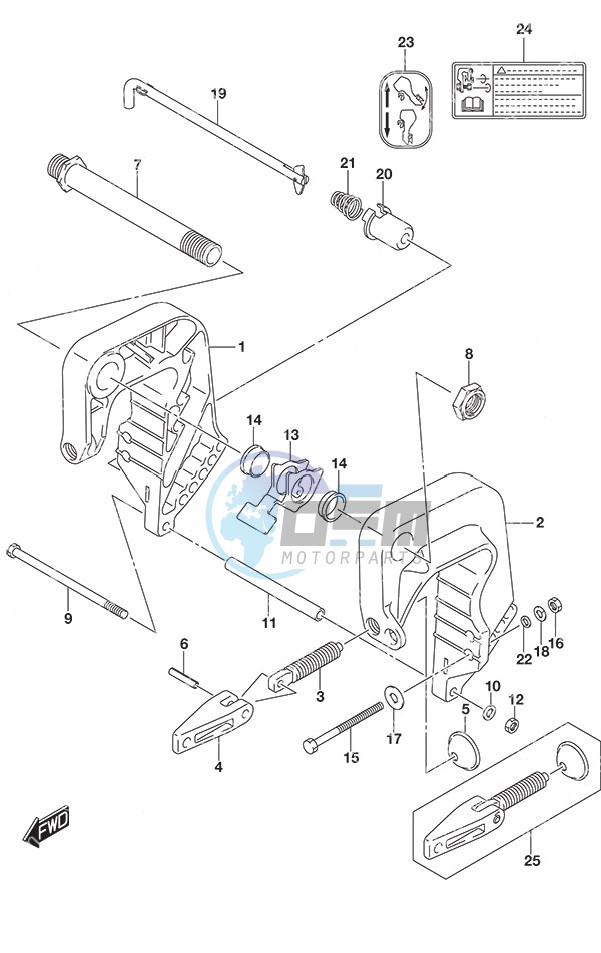 Clamp Bracket Non-Remote Control