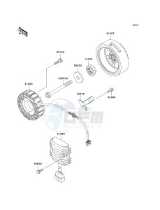 VN 1500 D[VULCAN 1500 CLASSIC] (D1-D2) [VULCAN 1500 CLASSIC] drawing GENERATOR