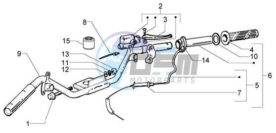 Handlebars component parts