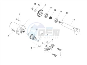 RS 50 RS4 50 2T E4 (APAC, EMEA) drawing Starter / Electric starter