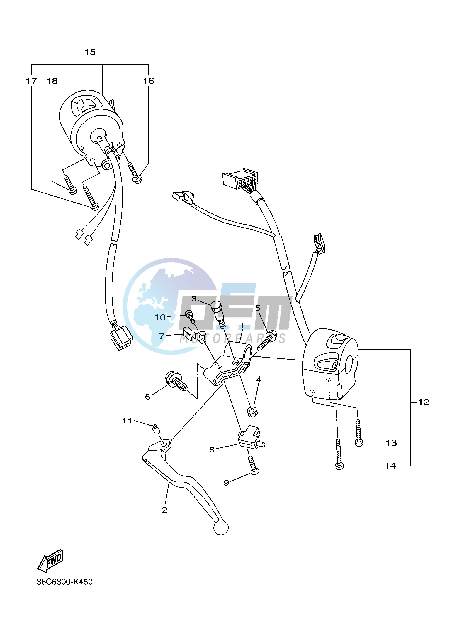 HANDLE SWITCH & LEVER