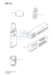 GSF-1250S ABS BANDIT EU drawing OPTIONAL