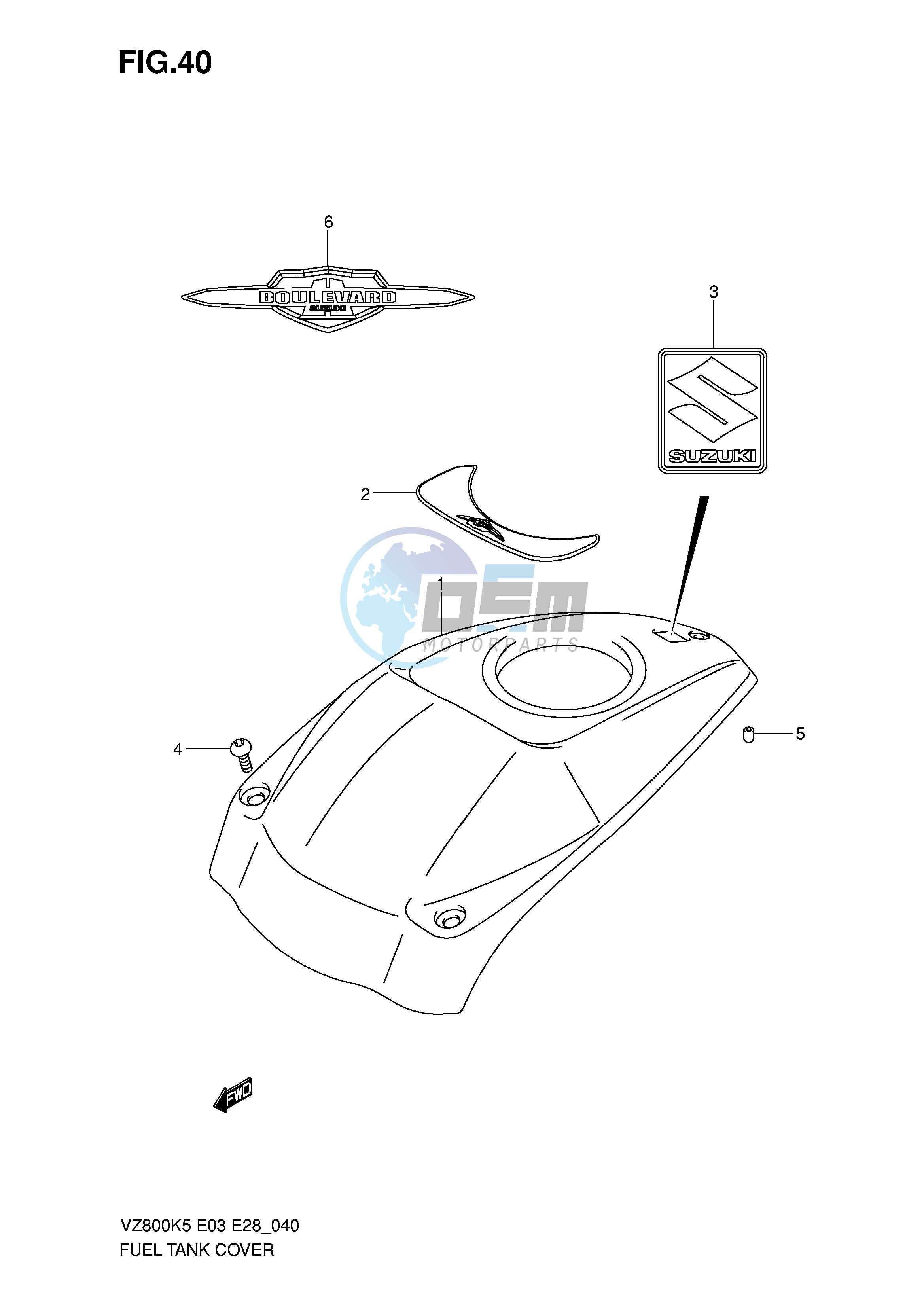 FUEL TANK COVER