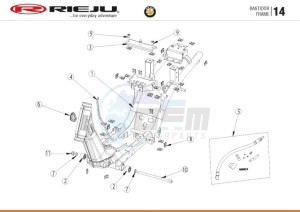 BYE-BIKE-EURO4-WHITE drawing CHASSIS