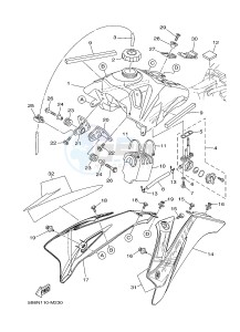 TT-R110E (5B6P 5B6R 5B6S 5B6S) drawing FUEL TANK