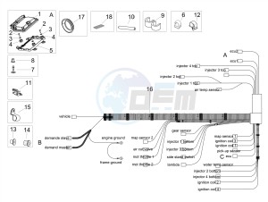 RSV4 1000 RR E4 ABS (APAC) drawing Central electrical system