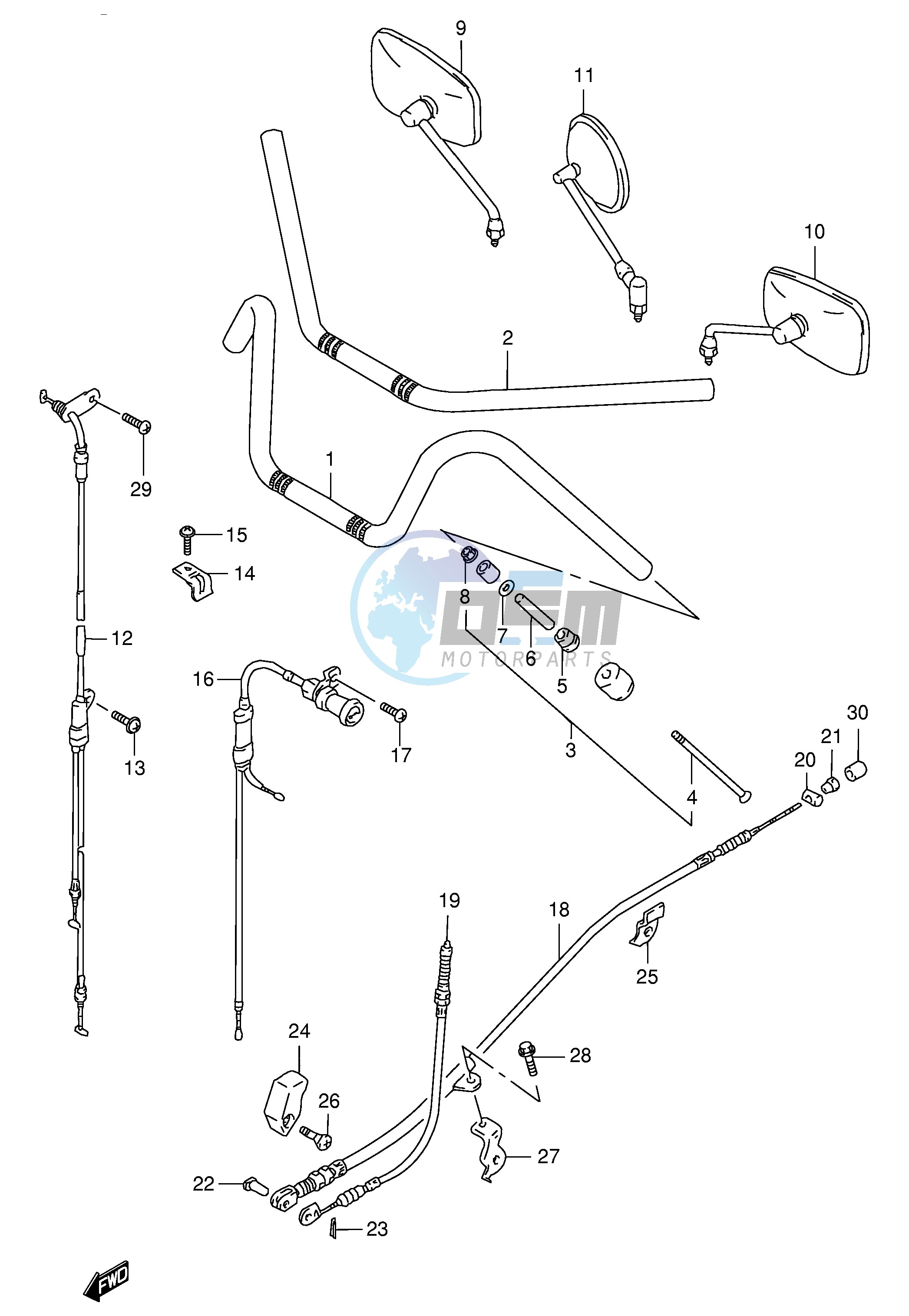 HANDLEBAR (MODEL V)