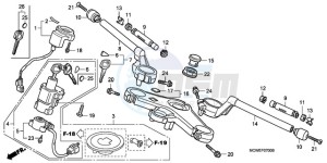 VFR8009 Australia - (U / MME) drawing HANDLE PIPE/TOP BRIDGE