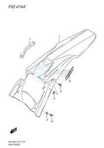 RM-Z450 EU drawing REAR FENDER