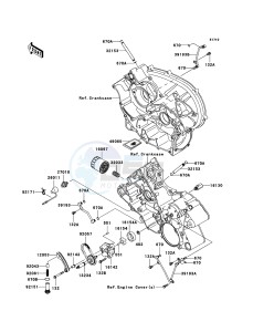 KVF650 4x4 KVF650-D1 EU GB drawing Oil Pump