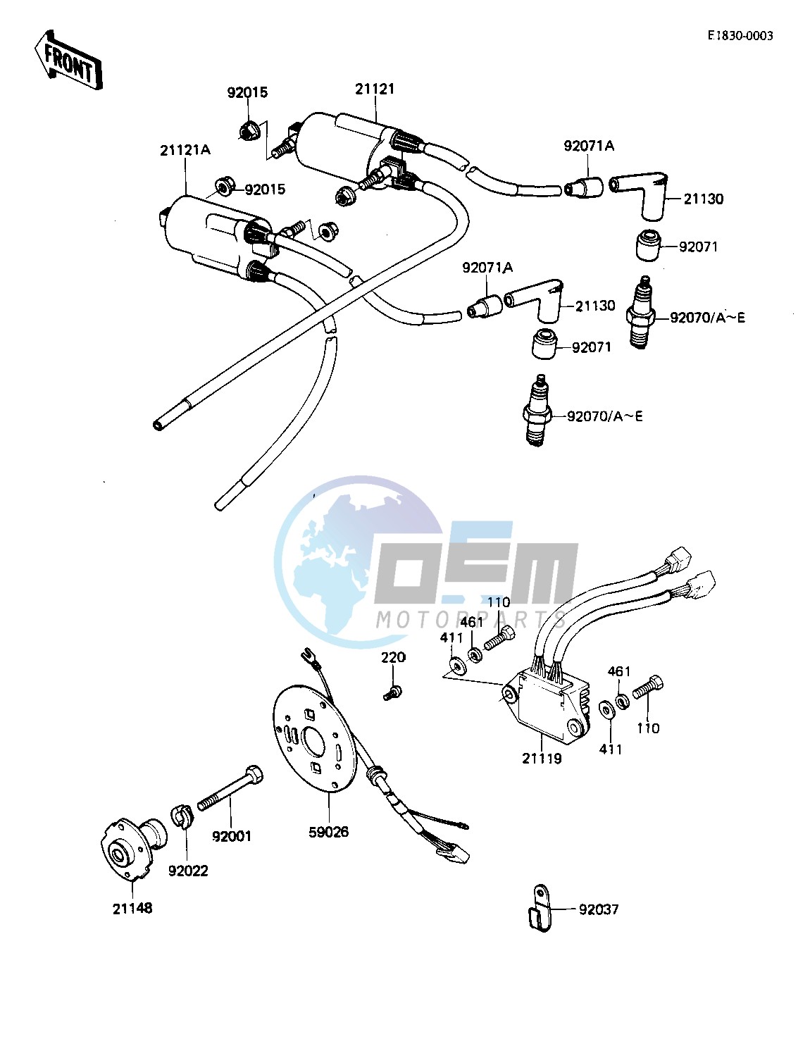 IGNITION -- 81 -82 KZ750-E2_E3- -