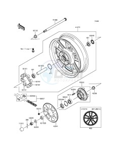 VULCAN_S_ABS EN650BFF XX (EU ME A(FRICA) drawing Rear Hub