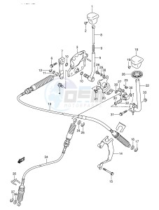 LT-A500F (E24) drawing SHIFT LEVER