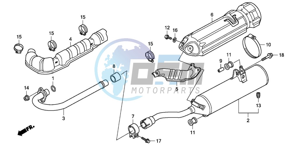 EXHAUST MUFFLER