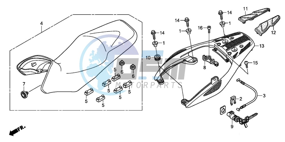 SEAT/REAR CARRIER