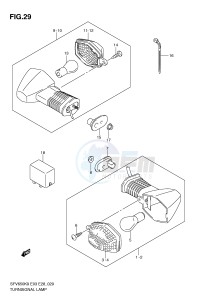 SFV650 (E3-E28) Gladius drawing TURNSIGNAL LAMP