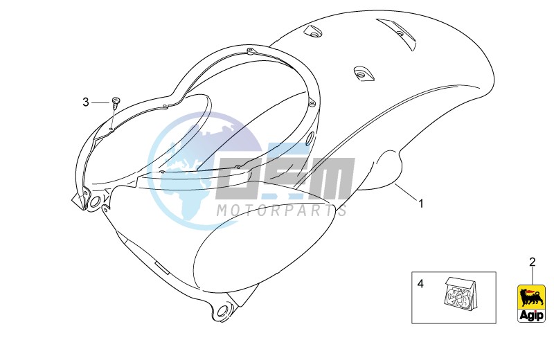 Rear body I - Rear fairing