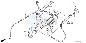 VTR2509 ED / LL MK drawing BATTERY