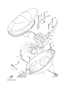 XC125R YW125 SKYLINER S (2PE2) drawing SEAT