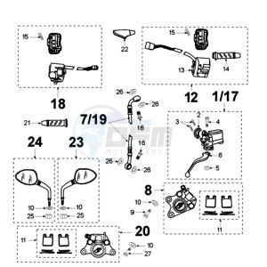 ELYSEO DM FR drawing BRAKING SYSTEM