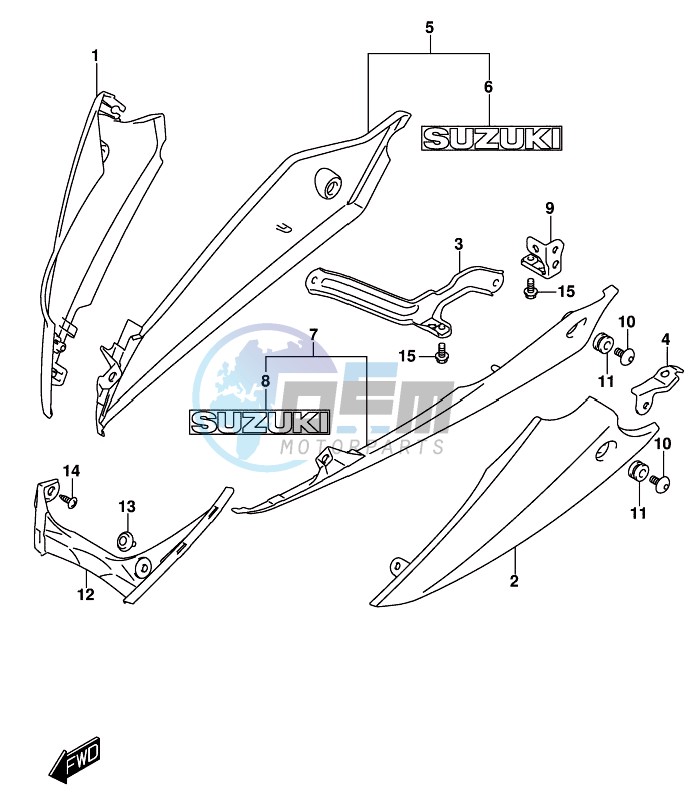 UNDER COWLING (GSX-S1000AZUFL8 E21)