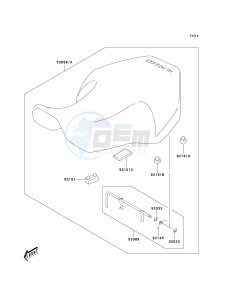 KSF 80 A [KFX80] (A6F) A6F drawing SEAT