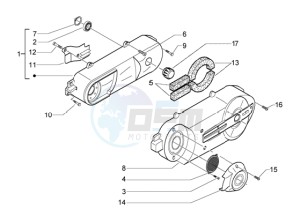 Beverly 500 drawing Crankcase Cooling