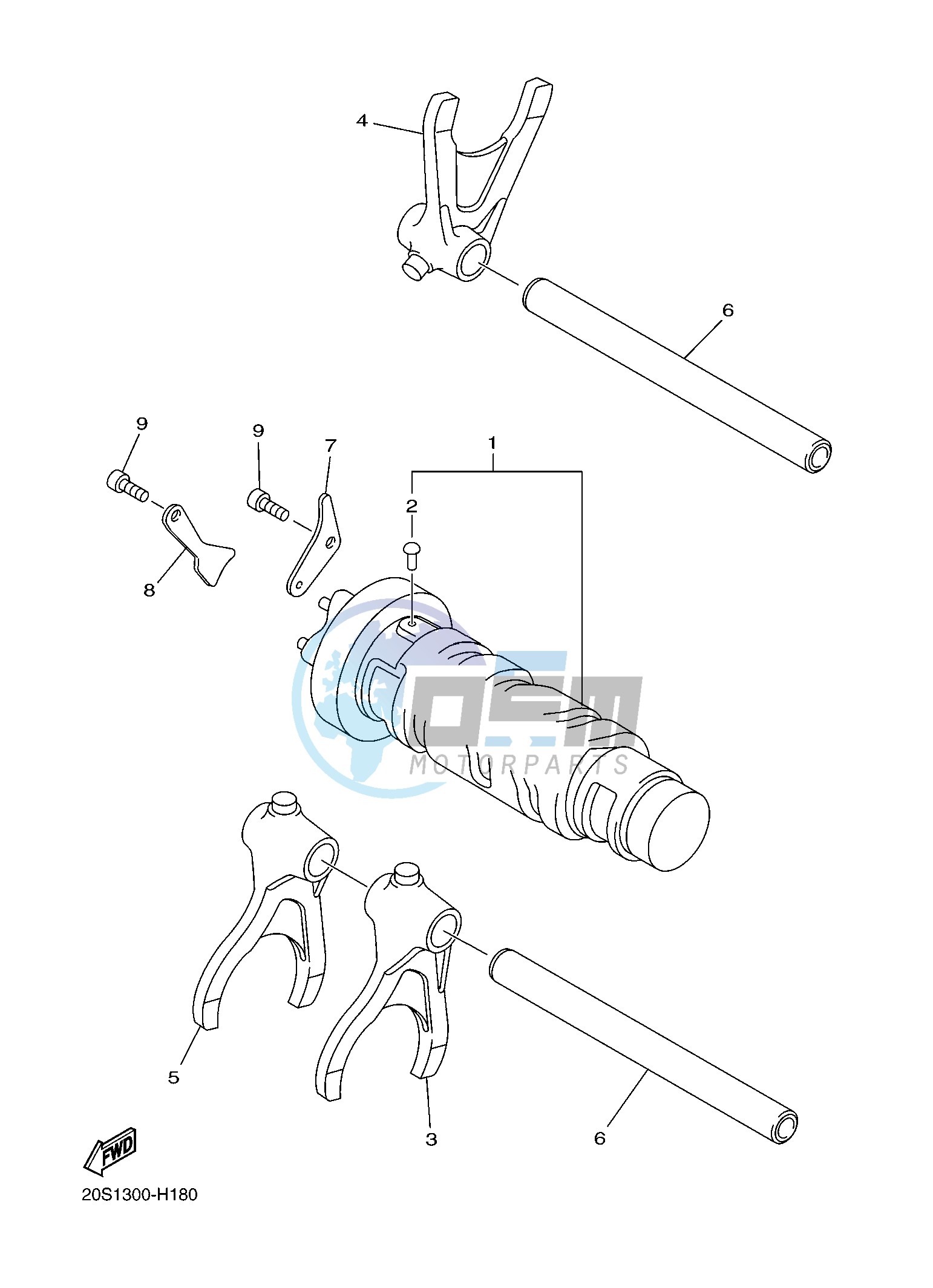 SHIFT CAM & FORK