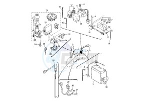 XJR 1300 drawing BATTERY