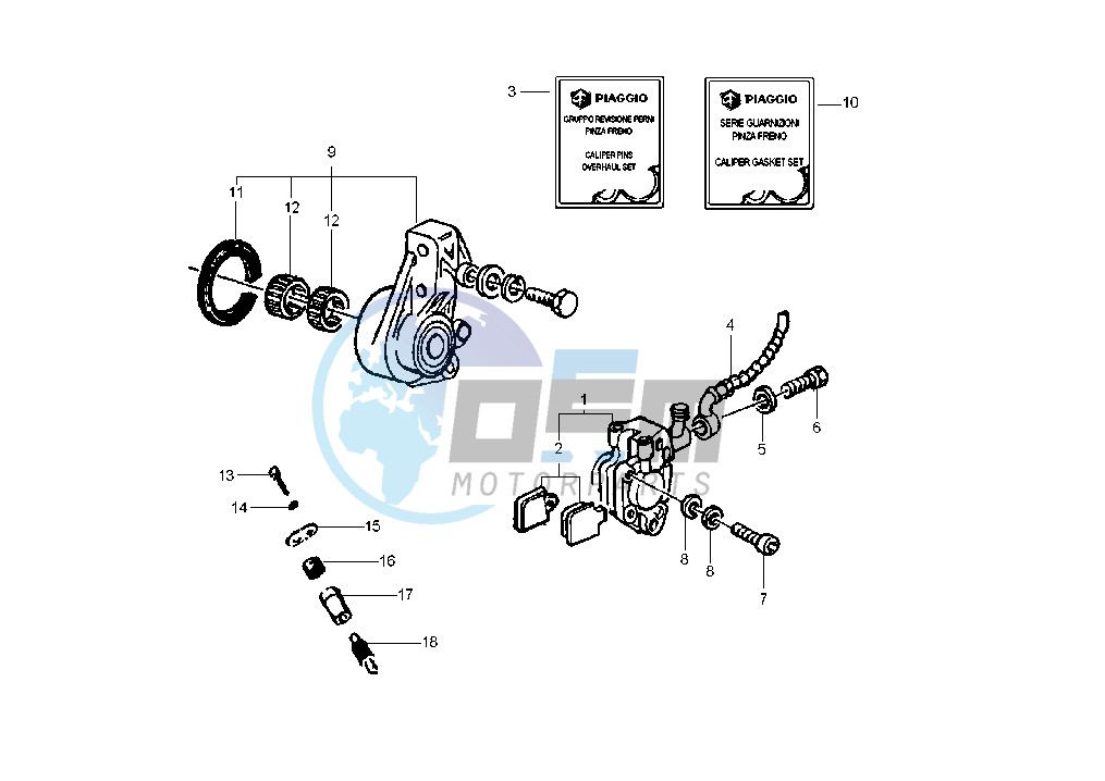 Front brake caliper