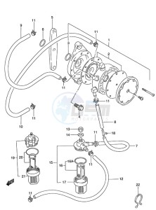 DT 140 drawing Fuel Pump (1995 to 1996)