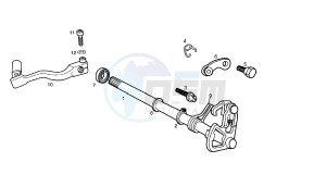 SENDA R DRD - BLACK DEVIL 2A EDIZIONE - 50 CC VTHSR1A2A drawing GEAR CHANGE MECHANISM