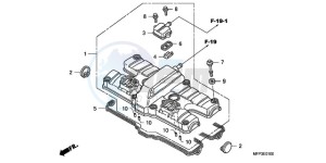 CB1300SA9 SI / ABS BCT MME TWO TY2 drawing CYLINDER HEAD COVER