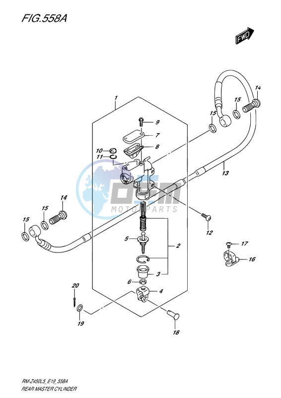 REAR MASTER CYLINDER