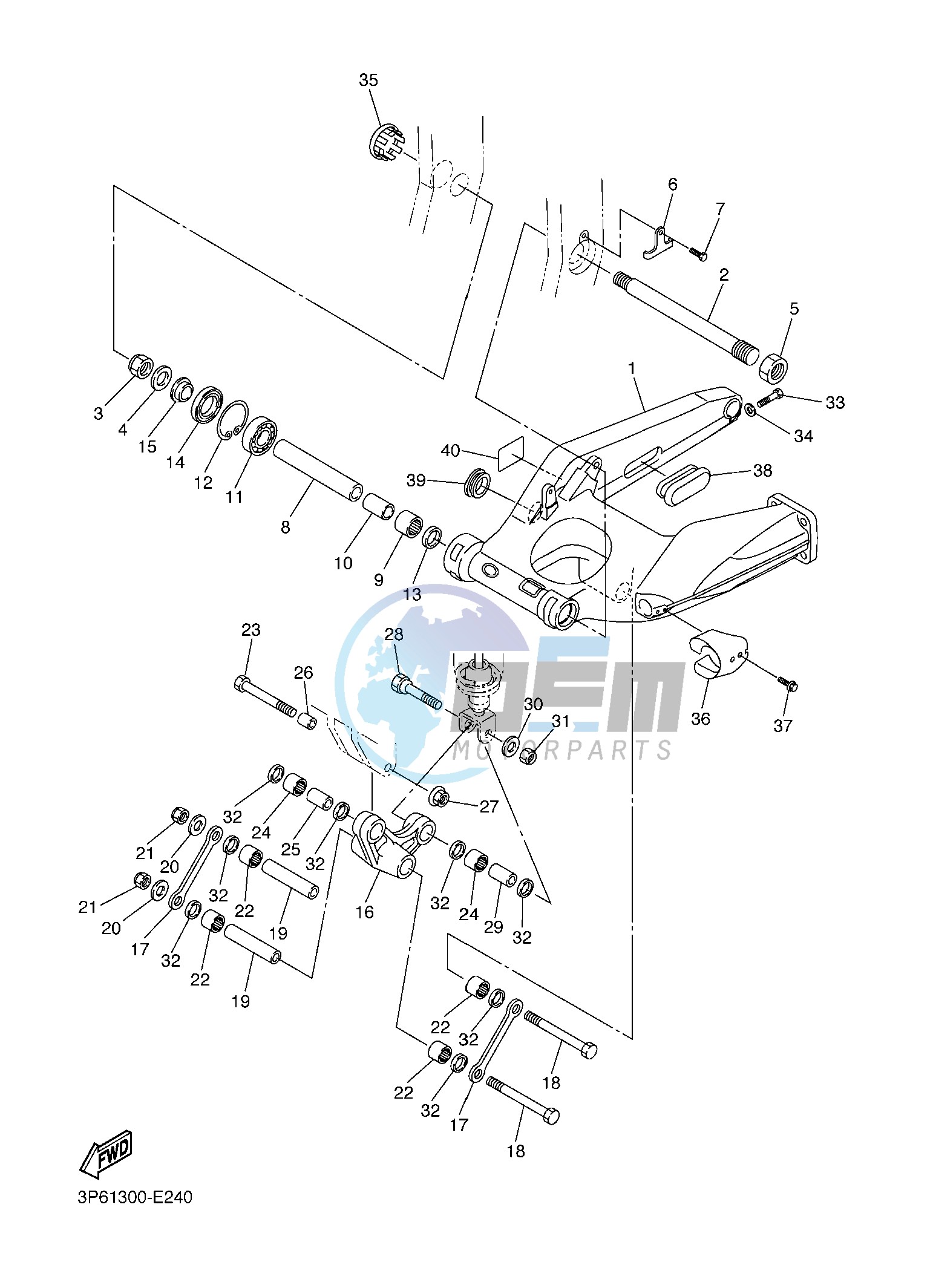 REAR ARM