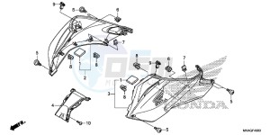 NC750SDG NC750X Europe Direct - (ED) drawing SHELTER