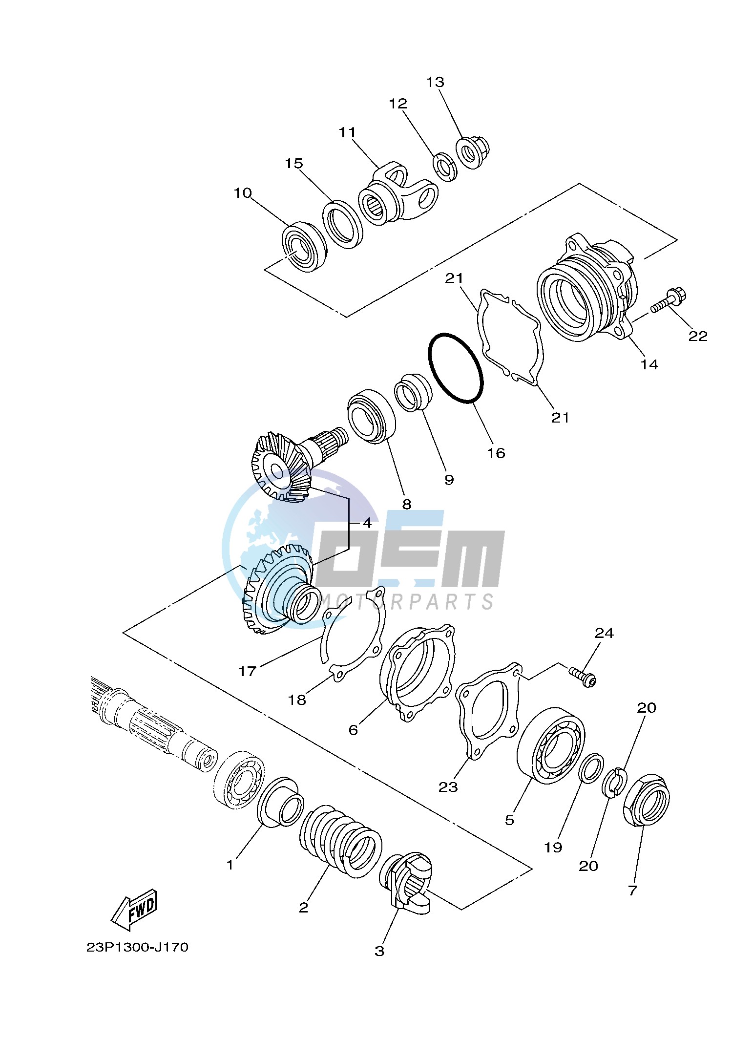 MIDDLE DRIVE GEAR