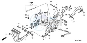 CBR1000RA9 Australia - (U / ABS MME) drawing EXHAUST MUFFLER