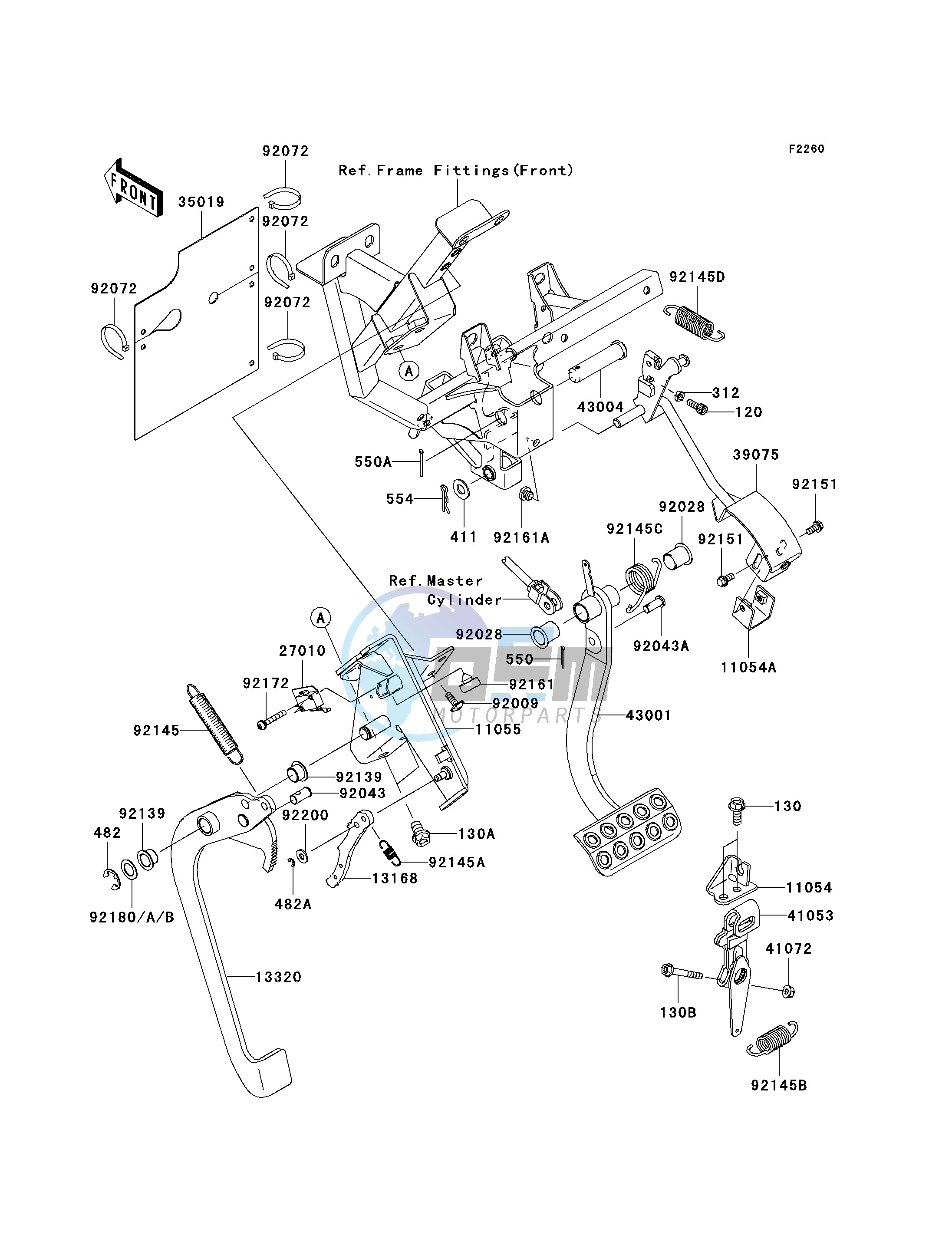 BRAKE PEDAL_THROTTLE LEVER