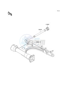 VN 1500 B [VULCAN 88 SE] (B1-B3) N8F drawing SWINGARM