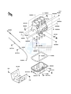 MULE 3010 DIESEL 4x4 KAF950B7F EU drawing Crankcase