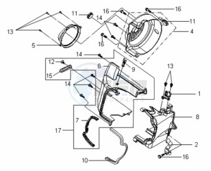 VS 125 EURO3 drawing FLYWHEEL COVER