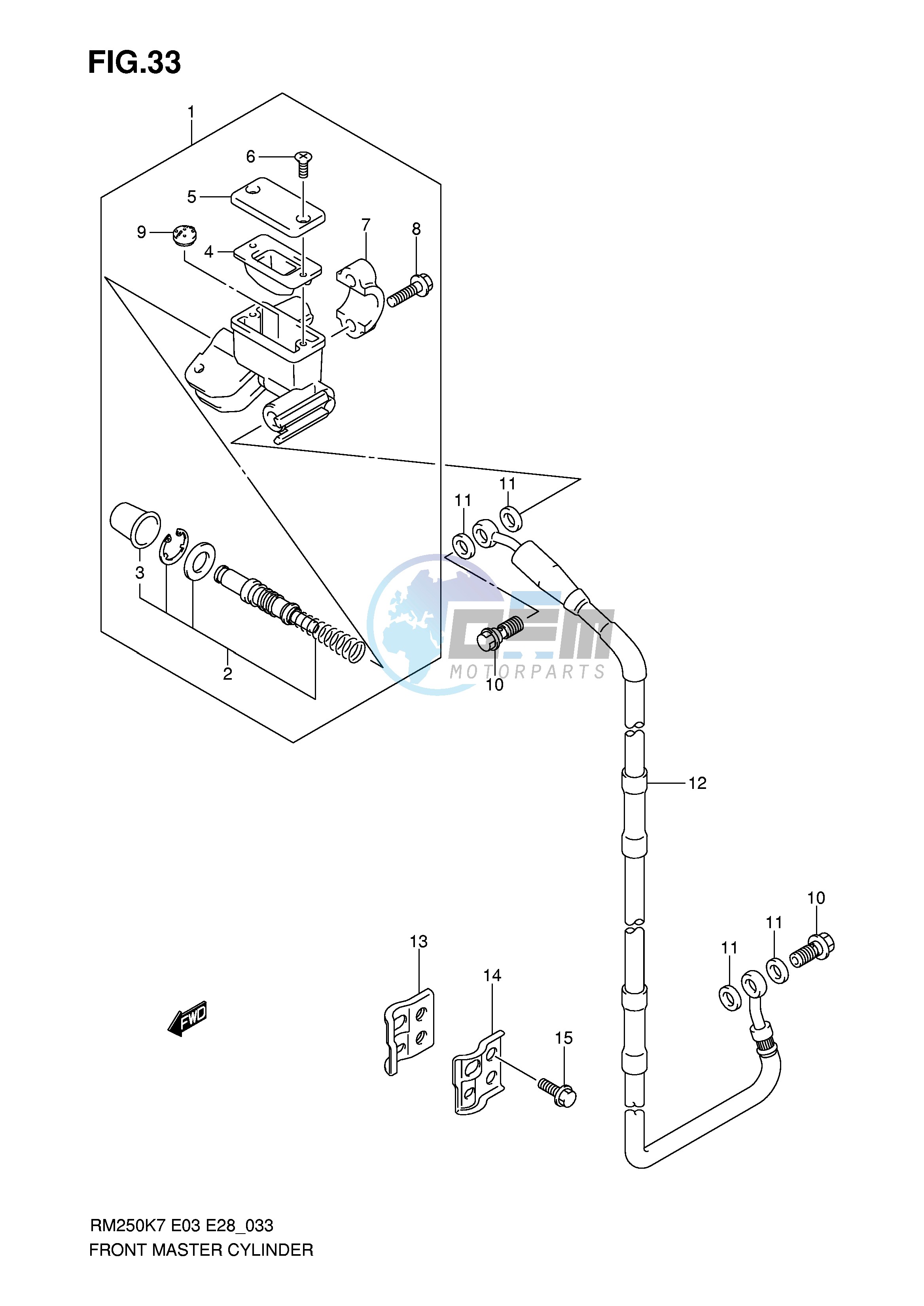 FRONT MASTER CYLINDER